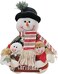 Christmas Plush Stuffed Doll Decorations, Christmas Elves Santa Reindeer Snowman Figurine Decorations, Standing Long Legs Doll Toys, Xmas Fireplace, Home Decoration for Xmas Party (#ec415-30x20cm)