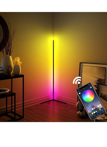 Remote Control LED Light Corner Lamp Multicolour