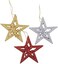 Festive Lights Radiant Sparkling Star Christmas Ornament &ndash; Twinkling Tree Decoration for Magical Holiday Decor
