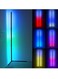 LED Corner Floor Lamp, 72 LEDs, RGB Colour Changing Floor Lamp with 16 Million Colours, Dimmable and Memory, Atmosphere Floor Lamps for Living Room Bedroom