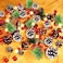 Christmas Decorations Garland Lights, 75 Pcs Pine cones Christmas Lights 7FT 20 LED Garland Lights Battery Operated Red Berry Pine Needles Bell Indoor Outdoor Christmas Decoration (Warm White)
