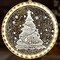 WVHTHVW Christmas Decorations LED Light, Xmas Hanging Shop Window Wall Lamp Ornaments for Indoor Outdoor, Home Living Room Decor lights, Warm White (Tree)