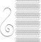 T-Antrix Ornament Hooks, Christmas Ornament Hangers, Christmas Tree Hanger Baubles Ball Metal Hooks Xmas Decoration S Hooks, 45mm 100 PCS