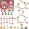 REVHQ Advent Calendar 2024 for Girls Women, Christmas Charm Bracelet Gifts DIY Making Kit, 24 Days Christmas Countdown Advent Calendar for Kids Adult