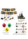 45 Pieces Harry Potter Theme Birthday Decorations for Children's Birthday Supplies