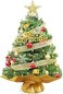 DQFYY 17.7&rdquo; Mini Christmas Tree Ornaments and Presents Small Christmas Tree Christmas Table Decorations Little Christmas Tree White Christmas Tree