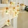 Christmas Decoration Garland Bulb Ornaments LED Wishing Ball Curtain Hanging String Lights