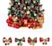 أخرى Pengpen 12Pcs Christmas Bow with Bells Miniature Christmas Ornaments Gift Decorations for Christmas Tree Garland Hanging Decor,4 Styles