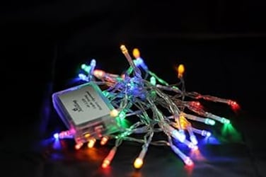 Karlling Battery Operated Multicolor 40 LED Fairy Light String Wedding Party Xmas Christmas Decorations(Multicolor)