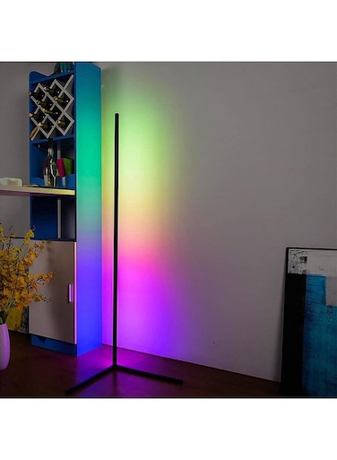 Remote Control LED Light Corner Lamp Multicolour