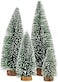 Mini Christmas Tree, Small Pine Tree with Wooden Bases for Xmas Holiday Party Home Tabletop Tree Decor (4pcs)