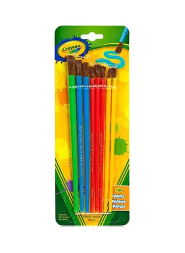 8-Piece Art And Craft Brush Set