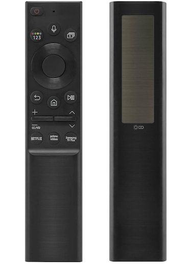 NEW Solar Charging BN59-01357 Voice Remote Control for Samsung Smart TVs &ndash; Compatible with 2021 Neo LED Smart 4K Ultra HD, RMCSPA1EP1, with 3 Shortcut Buttons