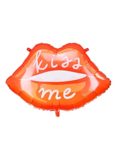 Foil balloon Lips, 86.5x65 cm, mix
