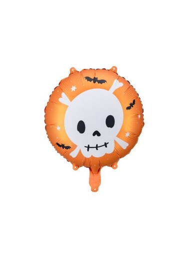 Foil balloon Skull, 45 cm, mix