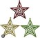Festive LightsShimmering 3-Star Christmas Tree Topper Ornament &ndash; Glittery Decoration to Crown Your Festive Decor