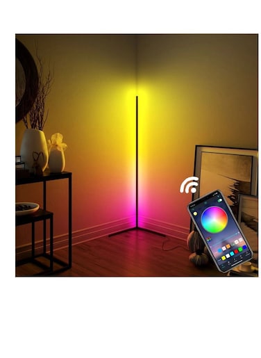 Remote Control LED Light Corner Lamp Multicolour
