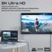 DPLink-300 DisplayPort Cable, Premium Ultra HD 8K@60Hz Video Display Cord with 32.4Gbps Bandwidth Transmission, Gold Plated Connectors, 3m Super Slim Cable