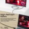 DPLink-300 DisplayPort Cable, Premium Ultra HD 8K@60Hz Video Display Cord with 32.4Gbps Bandwidth Transmission, Gold Plated Connectors, 3m Super Slim Cable