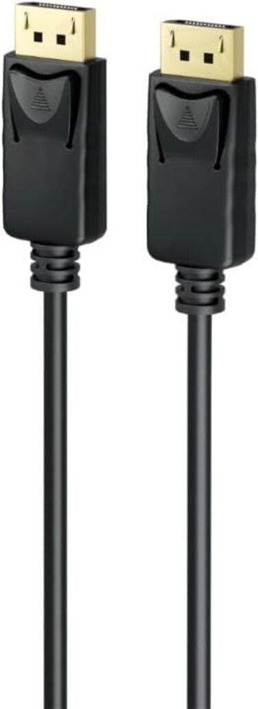DPLink-300 DisplayPort Cable, Premium Ultra HD 8K@60Hz Video Display Cord with 32.4Gbps Bandwidth Transmission, Gold Plated Connectors, 3m Super Slim Cable