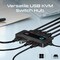 MediaSwitch-KVM 4K@60Hz KVM Switch مع توسعة USB 3.0