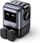 65W 3PIN PLUG Type C Charger Dynamic Expression Display 2C1A USB C With LED Screen Fun Charging Fast USB Type C Wall Adapter Portable Mini Size GaN Charger Adapter - BLACK
