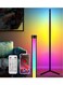 59" RGB Corner Floor Lamp &ndash; Dimmable Minimalist LED Light with Music Mode, App and Remote Control for Living Room and Bedroom Decor