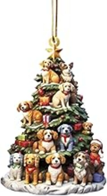 10PCS Christmas Tree Hanging Tree Shape Pendant, Christmas Hanging Ornaments Decorations, New Years Decorations，Car pendant