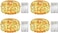 4 Pack Battery Operated Dewdrop Led Lights,Indoor Mini Fairy Lights With Timer Function,For Wedding Home Parties Christmas Holiday Decoration,6 Hours on/18 Hours Off,30 Count LEDs,10 Feet(Warm white)