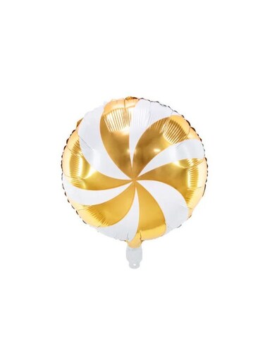 Foil balloon Candy, 35cm, gold