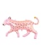 Foil Balloon Leopard, 114x80 cm, mix