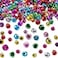 100 Pcs Jingle Bells, 6 MM Craft Bells Ornament, Colourful Small Bells Christmas Bells Decorations, Metal Tiny Bells for DIY Bracelet Necklace Knitting Jewelry Making Home Party Decor Collar, 7 Colors