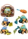 4 IN 1 Disassembly And Assembly Dinosaur Engineering Vehicle Toy Multicolour 24.5x28x7.5cm