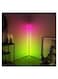 RGB Standing Multicolour Aluminum Led Corner Floor Lamp Contemporary Smart Modern Atmosphere Light Decor Triangle Indoor Standing Corner Lamp Bedroom Home