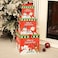 OYDAS 3Pcs Christmas gift wrap boxes,Christmas decorations Container Paper Packaging case Christmas Party Supplies Carton Bag Candy Box,gift bag display window scene arrangement gift box party (ec30)