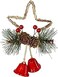 Christmas Magic Hanging Bells Red 15cm