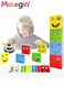 Wooden Expressions Matching Block Puzzles Cute Geometric Emoji Building Cubes Educational Montessori Toys Brain Teasers Board Games for Kids Ages 3 Years and Up Birthday Gift