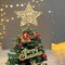 HELVAK Christmas Tree Decoration Stars With 10 Sparkling LED Lights Tree Top Decoration Battery Powered Christmas Tree Decoration Indoor and Outdoor Party Home Decoration