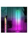 DIY LED Corner Floor Lamp with Remote for Living Room, Colour Changing Standing Atmosphere Modern Floor Lamp Dimmiable for Children's Room Decoration, 18 Watt, 156CM/61.5Inch Height