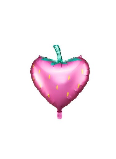 Foil balloon Strawberry, 42x45cm, mix
