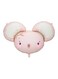 Foil balloon Mouse, 96x64 cm, light pink