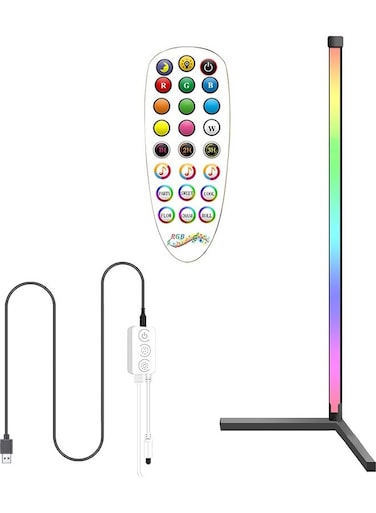 Remote Control LED Light Corner Lamp Multicolour