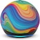 Echo Dot (5th Gen) Kids Bluetooth Speaker &ndash; Rainbow Swirl Design
