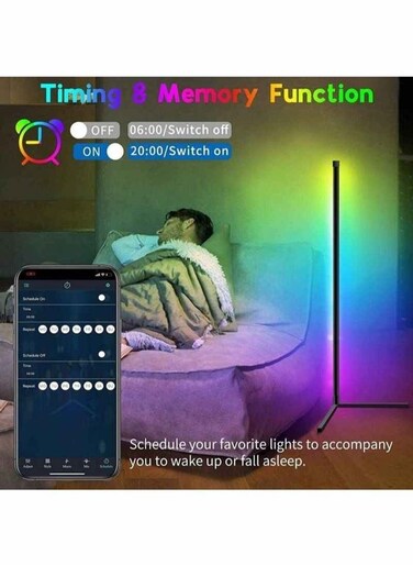 Bluetooth Control LED Light Corner Lamp 1.2Metr