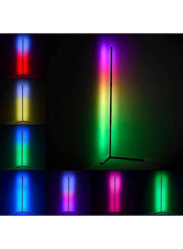 Remote Control LED Light Corner Lamp Multicolour