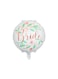 Foil balloon Flower Bride 45cm, white