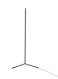 Corner Floor Lamp Black 140x15x40cm