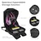 Motorcycle Backpack for Men Large Capacity Backpack with USB Port LED Light 3D Waterproof Carbon Fiber Hard Shell, Programmable Digital Color Display