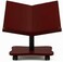Holy Quran stand, fixed floor, maroon color