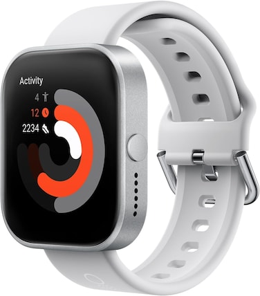 CMF Watch Pro 2025 Upgrade Smart Watch Fitness Tracker Heart Rate SpO2 Sleep Monitor1.96" AMOLED Display Bluetooth Calls 13 Days Long Battery IP68 Water Resistance Silver